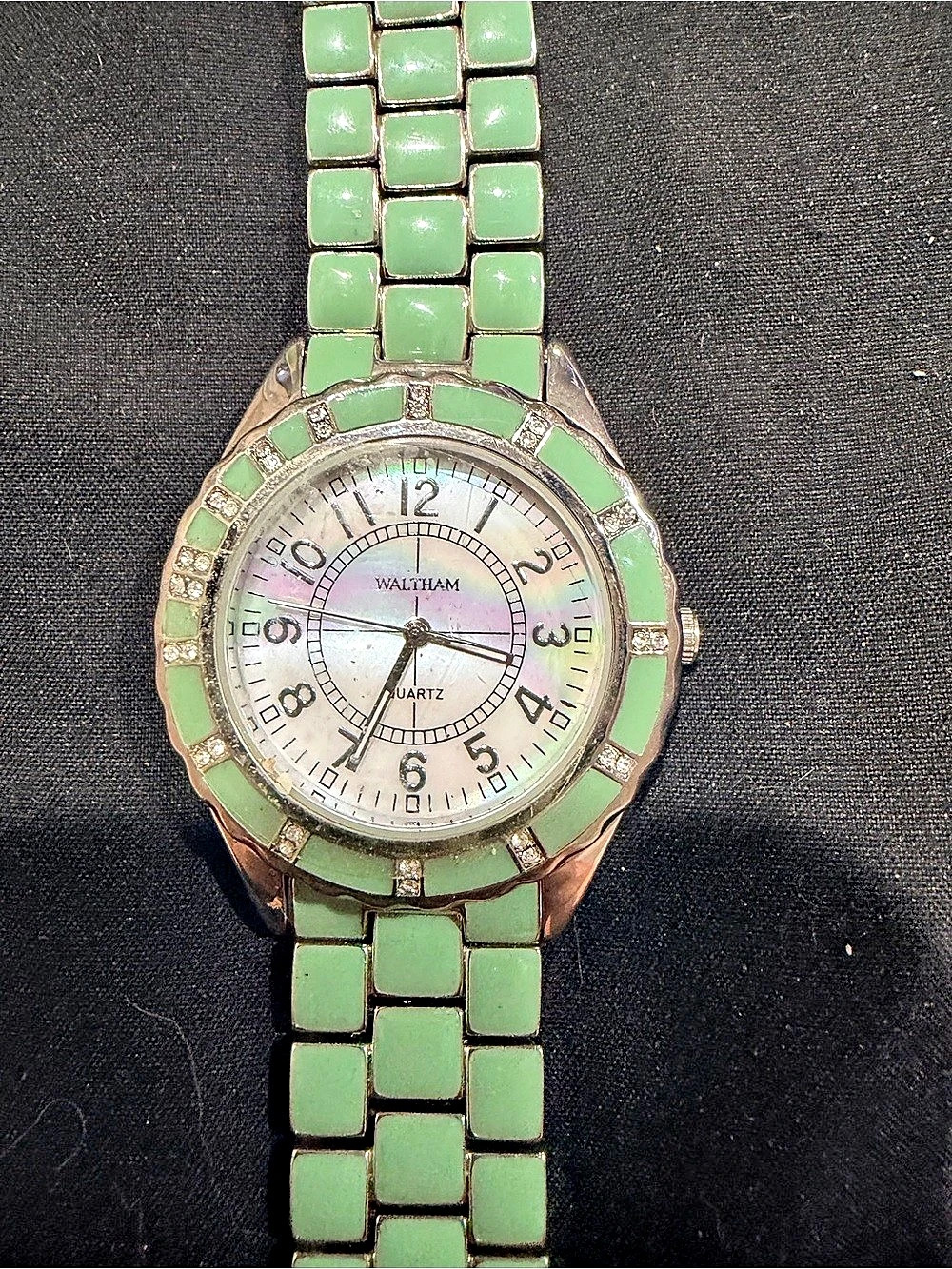 Waltham Vintage Green Quartz Watch